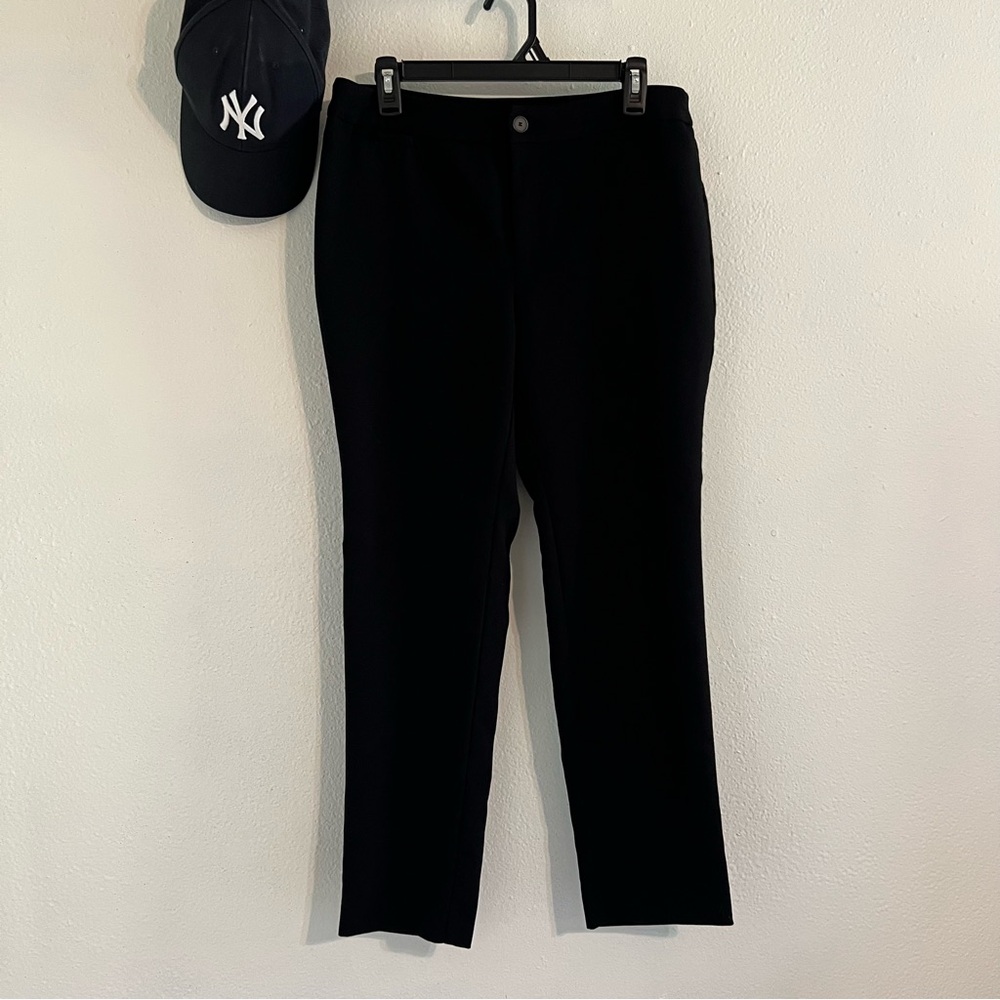 Charter club black trouser pants size 12P